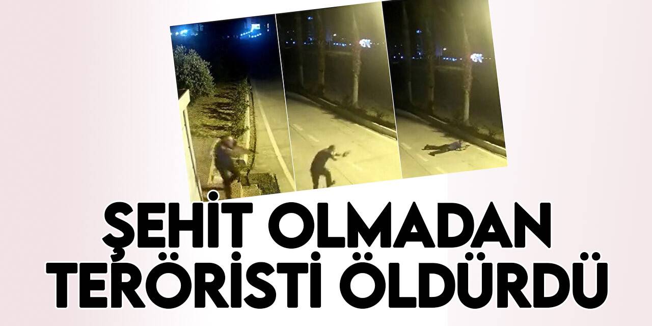 Kahraman polis şehit düşmeden önce teröristi öldürdü