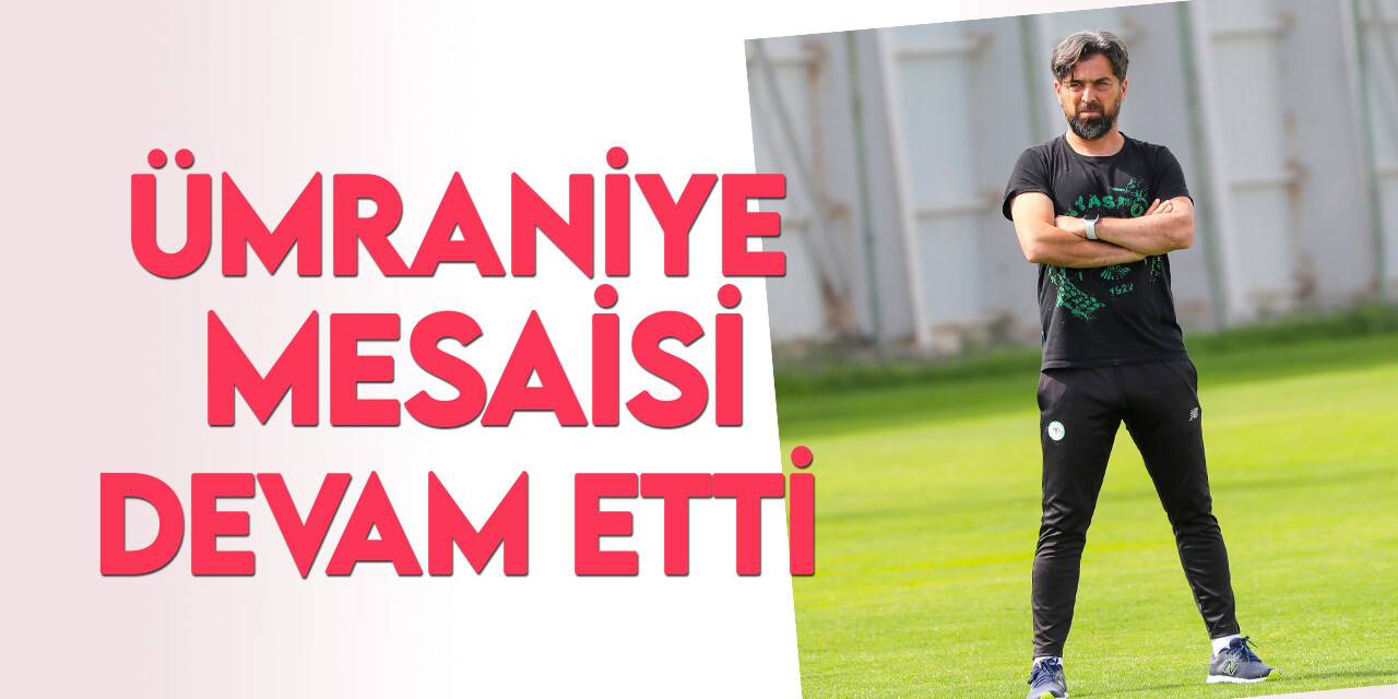 Konyaspor, Ümraniyespor  maçı hazırlıklarını sürdürdü