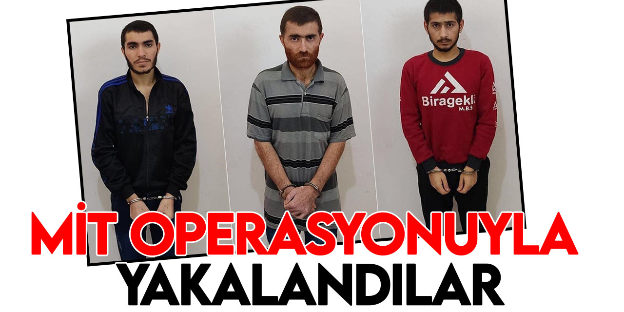 PKK/PYD'li teröristler düzenlenen MİT operasyonuyla yakalandı