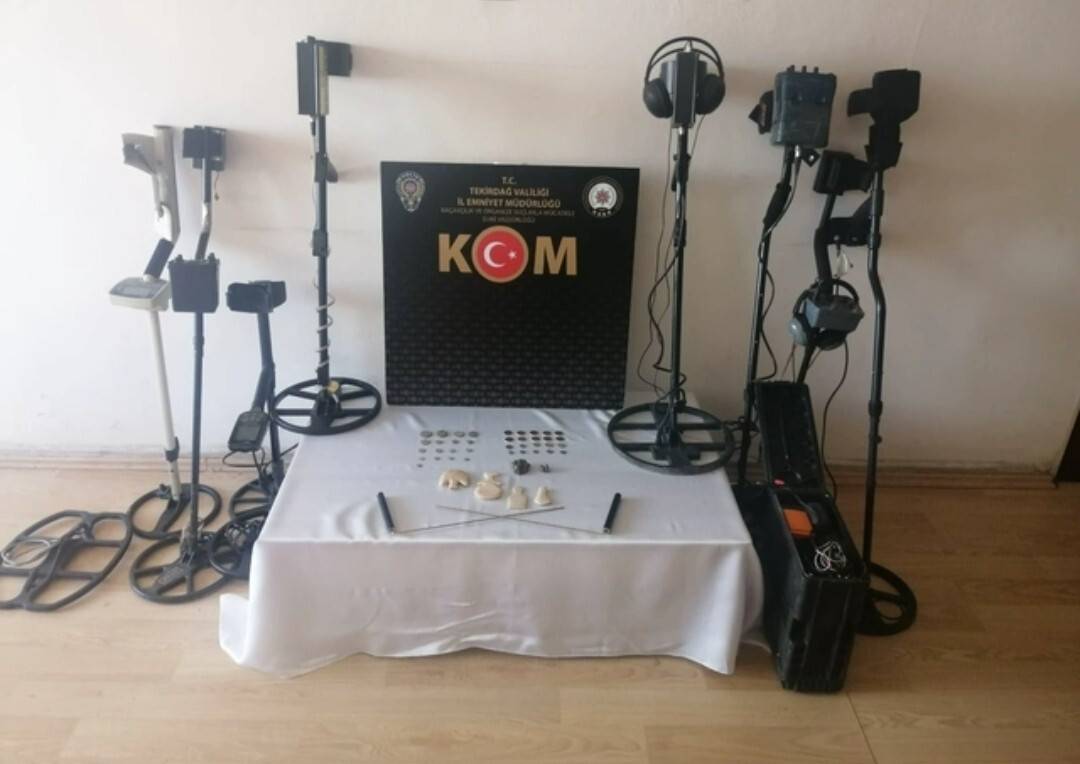 Tekirdağ merkezli 5 ilde tarihi eser operasyonu