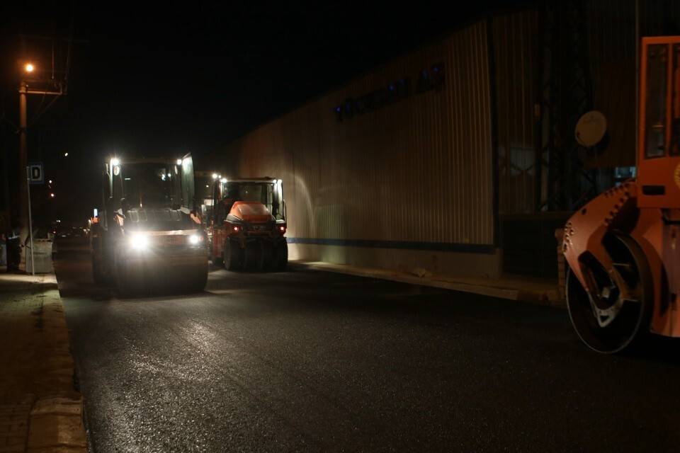 2 bin ton asfaltın kullanıldığı yol, yeni yüzüne kavuştu