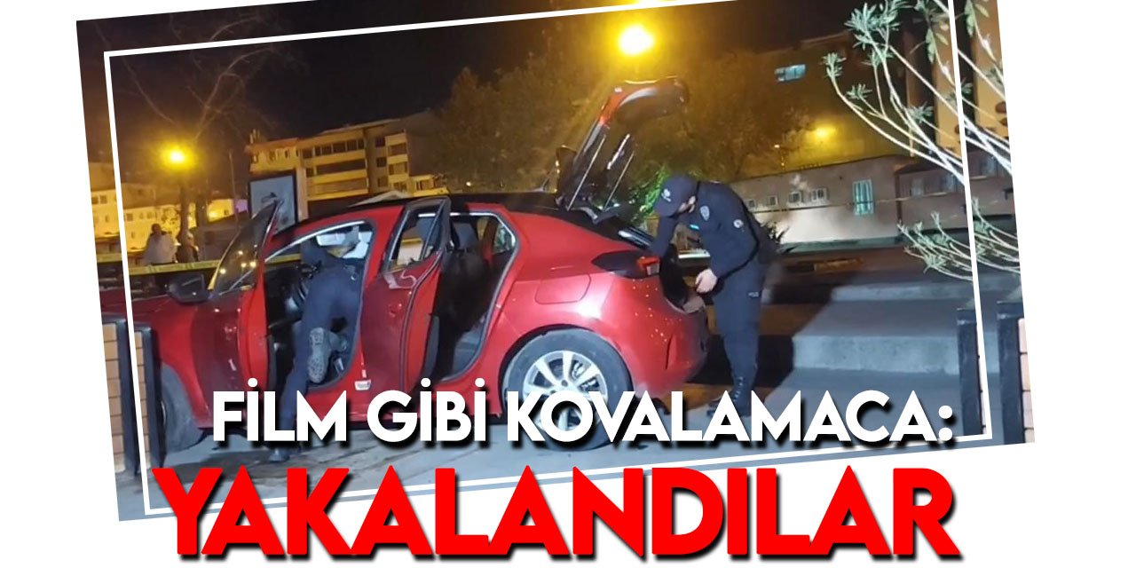 Polisin "Dur" ihtarına uymayan araç kovalamaca sonucunda yakalandı