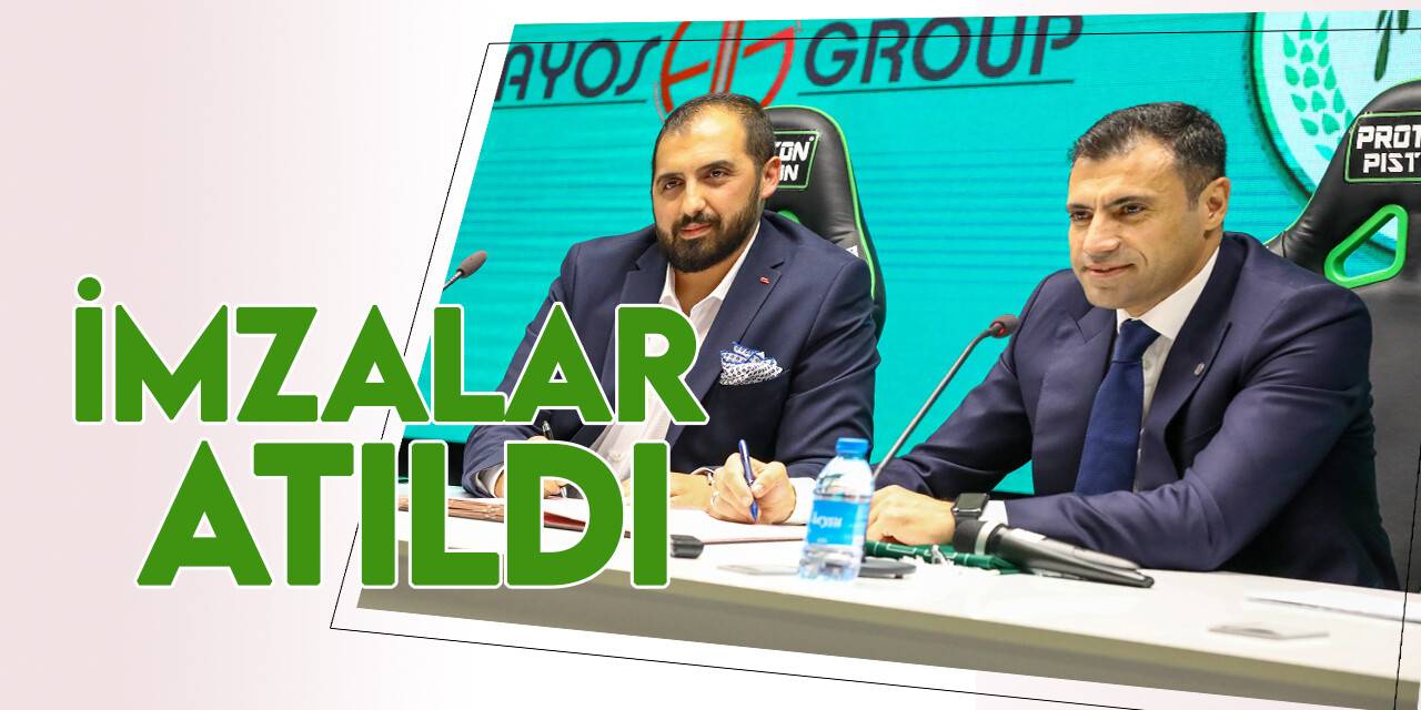 Konyaspor’la Ayos Group arasında sponsorluk anlaşması