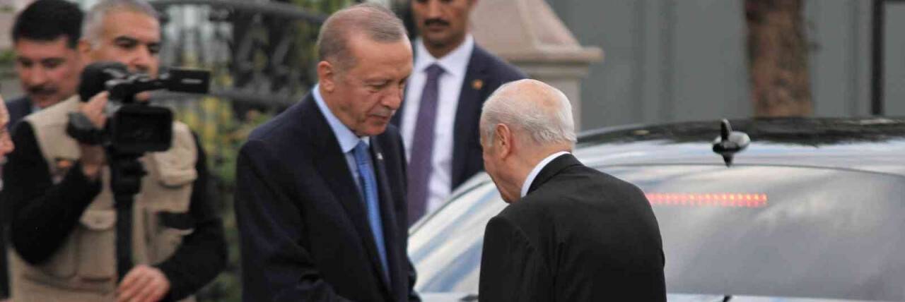 Cumhurbaşkanı Erdoğan, MHP Genel Başkanı Bahçeli ile bir araya geldi
