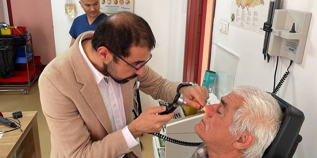 50 yıldır burnunda mermiyle yaşadı