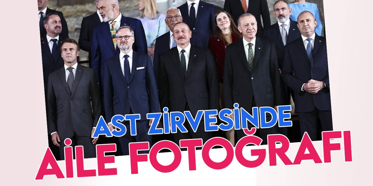 Cumhurbaşkanı Erdoğan, Avrupa Siyasi Topluluğu Zirvesi aile fotoğrafına katıldı