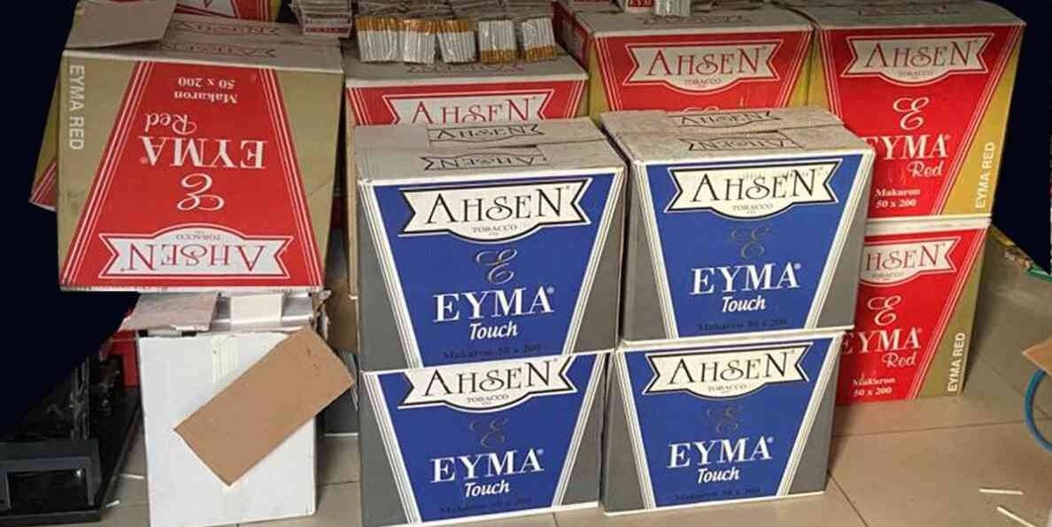 Binlerce gümrük kaçağı makarona el konuldu