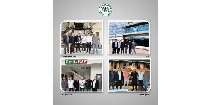 Konyaspor yönetiminden sanayici ziyaretleri