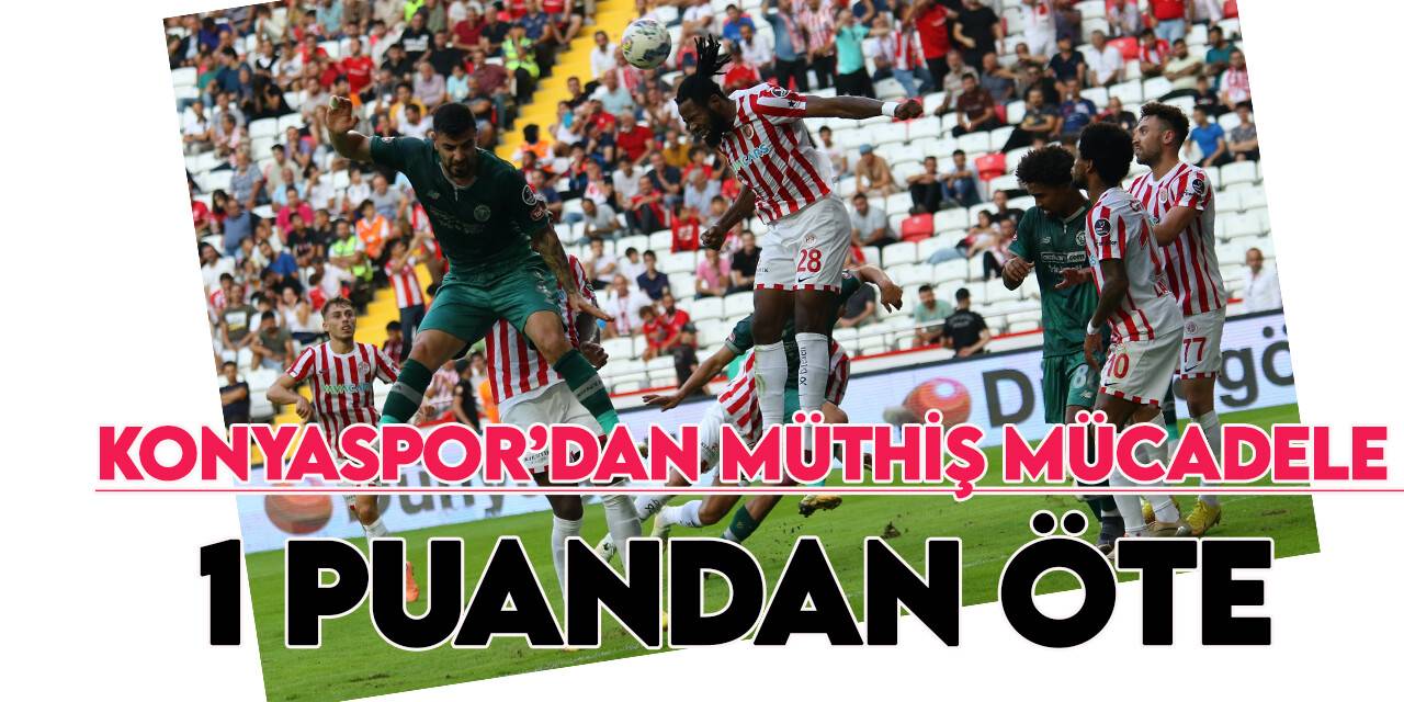 Antalyaspor: 1 - Konyaspor:1