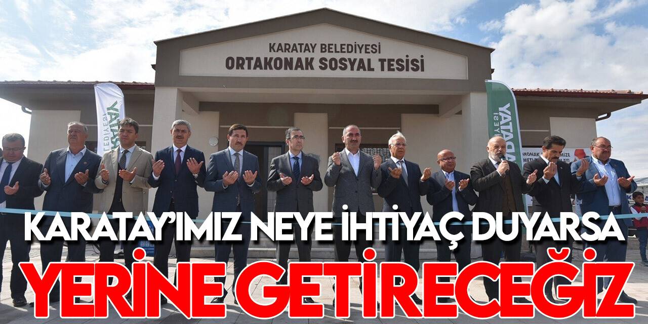 Ortakonak Sosyal Tesisi hizmete açıldı
