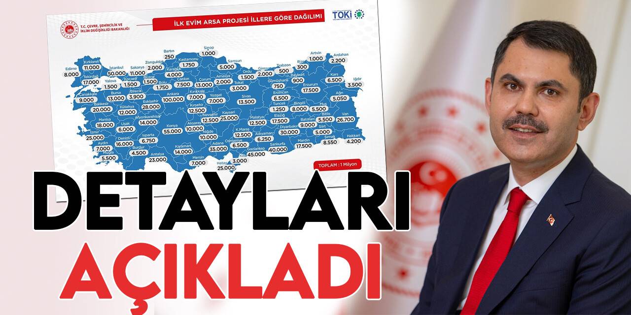 Bakan Kurum: Konut amaçlı arsalarımıza yoğun teveccüh var