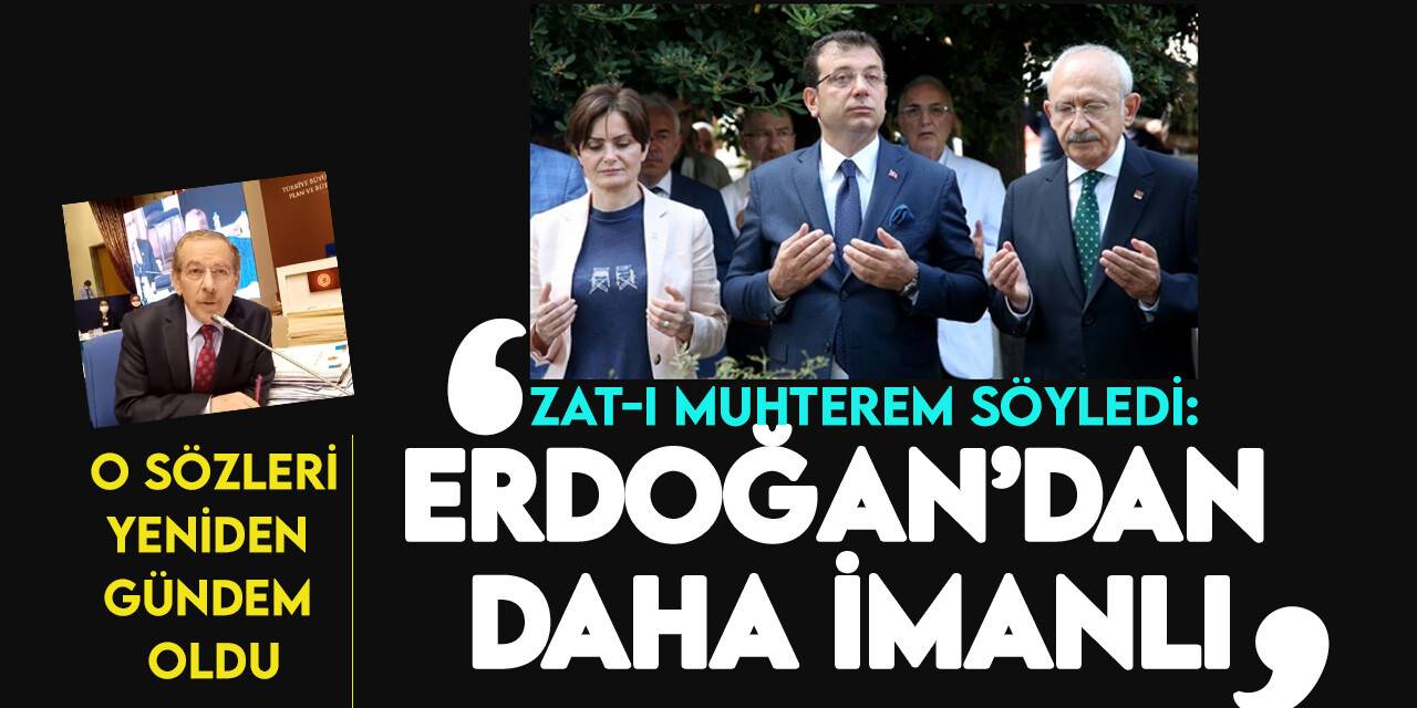 Abdüllatif Şener'in o sözleri yeniden gündem oldu: Zat-ı muhterem söyledi...