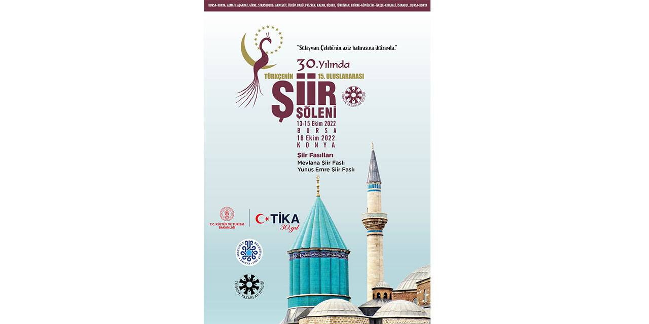 Türk dünyasının şairleri Konya’da