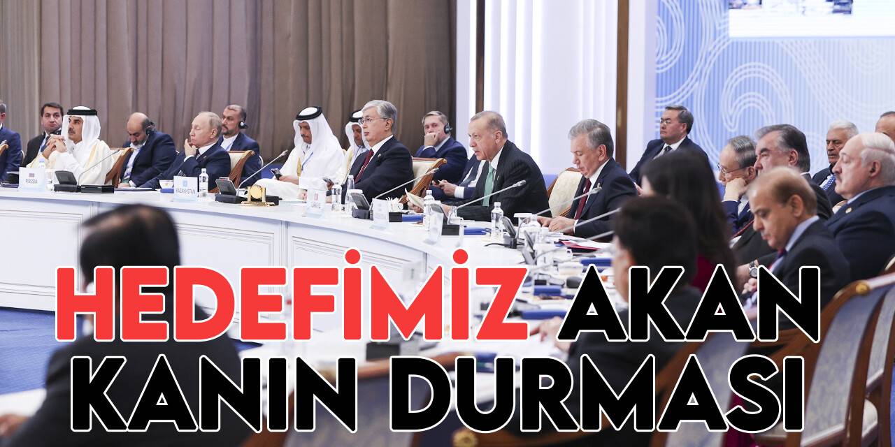 Erdoğan: Hedefimiz bir an önce akan kanın durmasını sağlamak