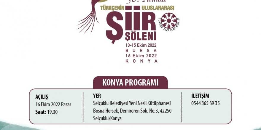 Selçuklu’da şairler geçidi