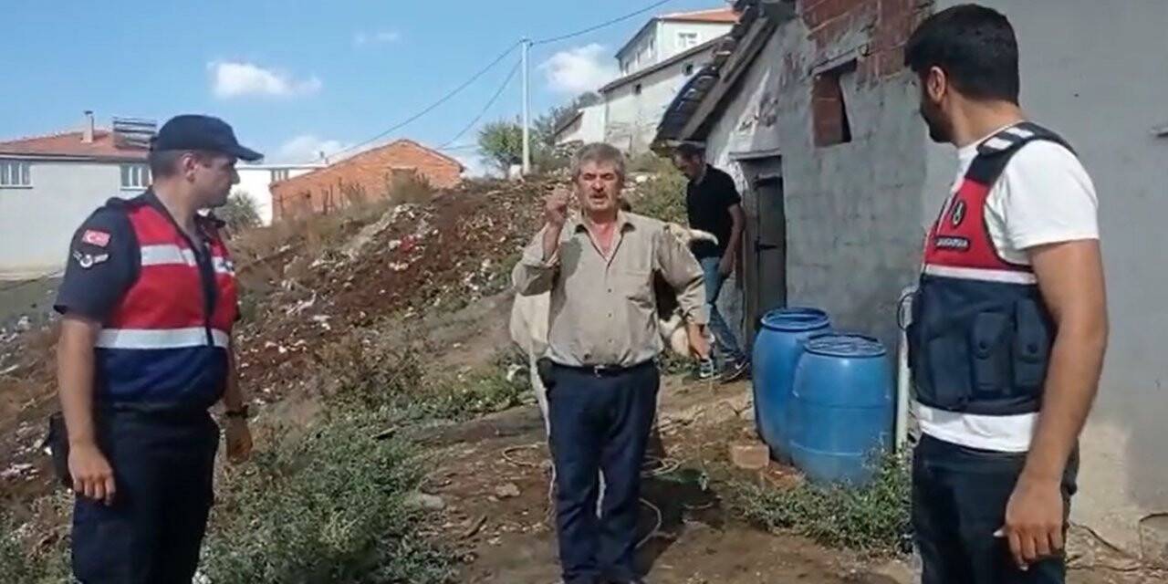 Çalınan inekleri bulununca gözyaşlarını tutamadı