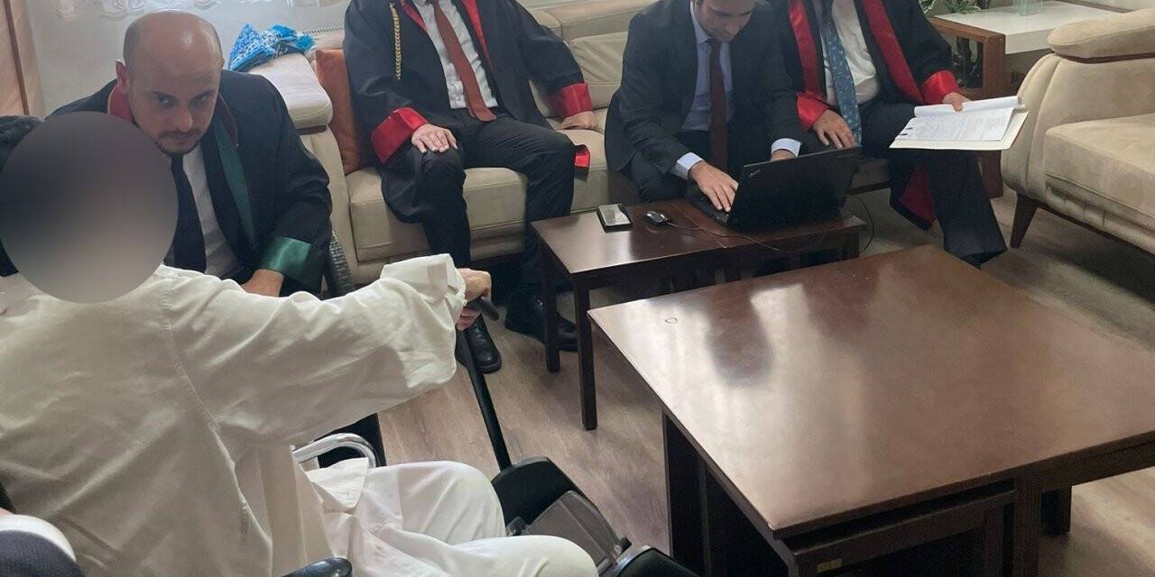 90’lık dedeler huzurevinde tartıştı, hakimler duruşma için ayağına gitti