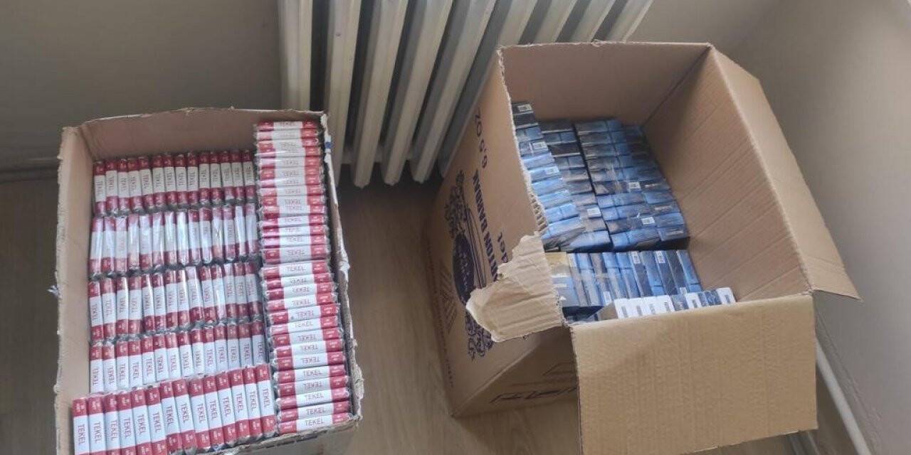 Aşkale’de kaçak sigara operasyonu