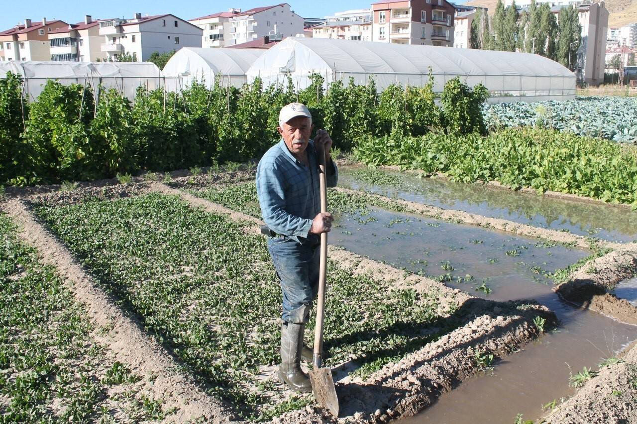 Baba bağda üretiyor genç oğlu tezgahta satıyor