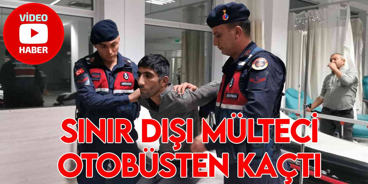 Aksaray-Konya Kara Yolu'nda  otobüsten kaçan sınır dışı mülteci emniyet ve jandarmayı alarma geçirdi