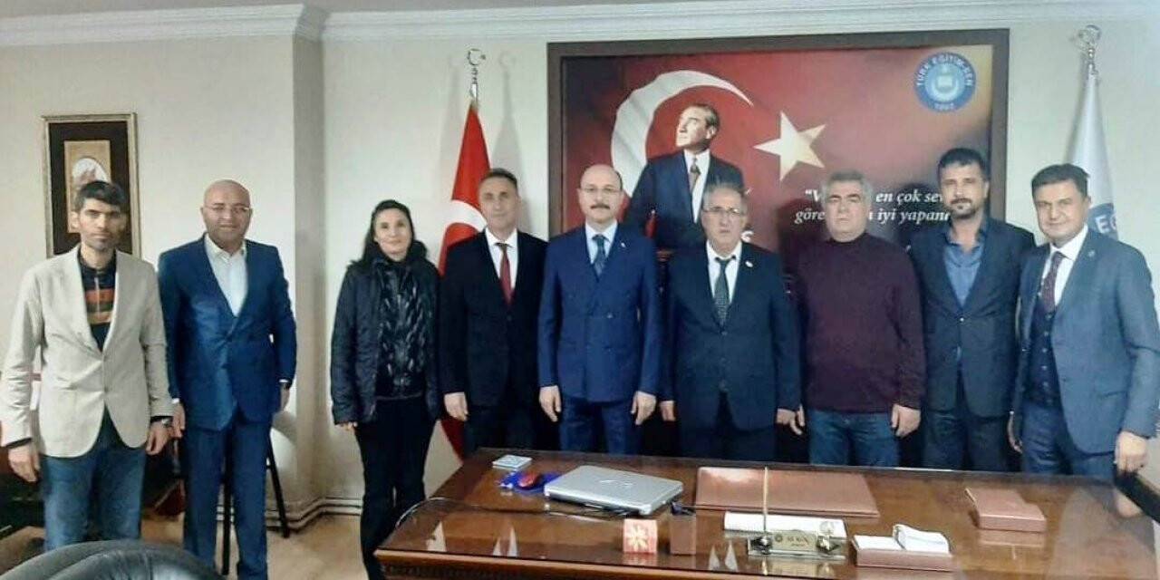 Türk Eğitim-Sen Genel Başkanı Geylan’dan Konya ziyareti