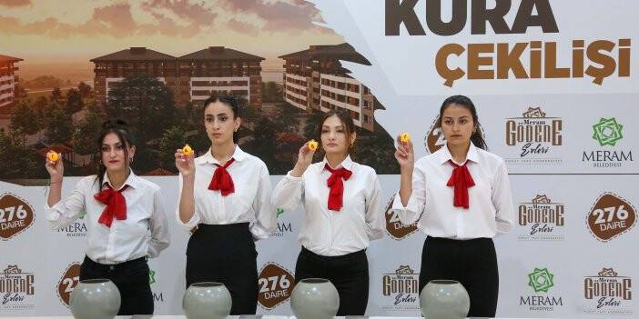 Meram Gödene Evleri’nde kuralar çekildi! İşte kazananlar