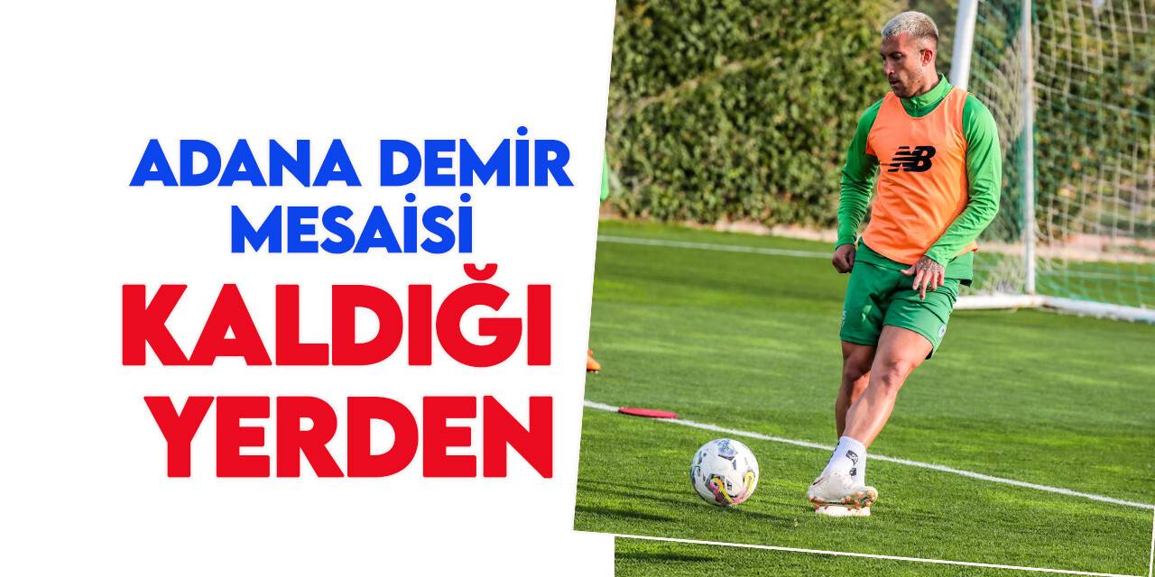 Konyaspor, Adana Demirspor maçı hazırlıkları
