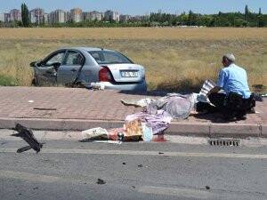 ZİNCİRLEME TRAFİK KAZASI: 1 ÖLÜ, 1 YARALI