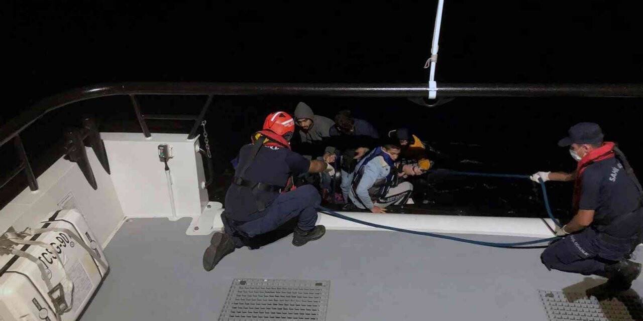 Datça’da 6 düzensiz göçmen kurtarıldı