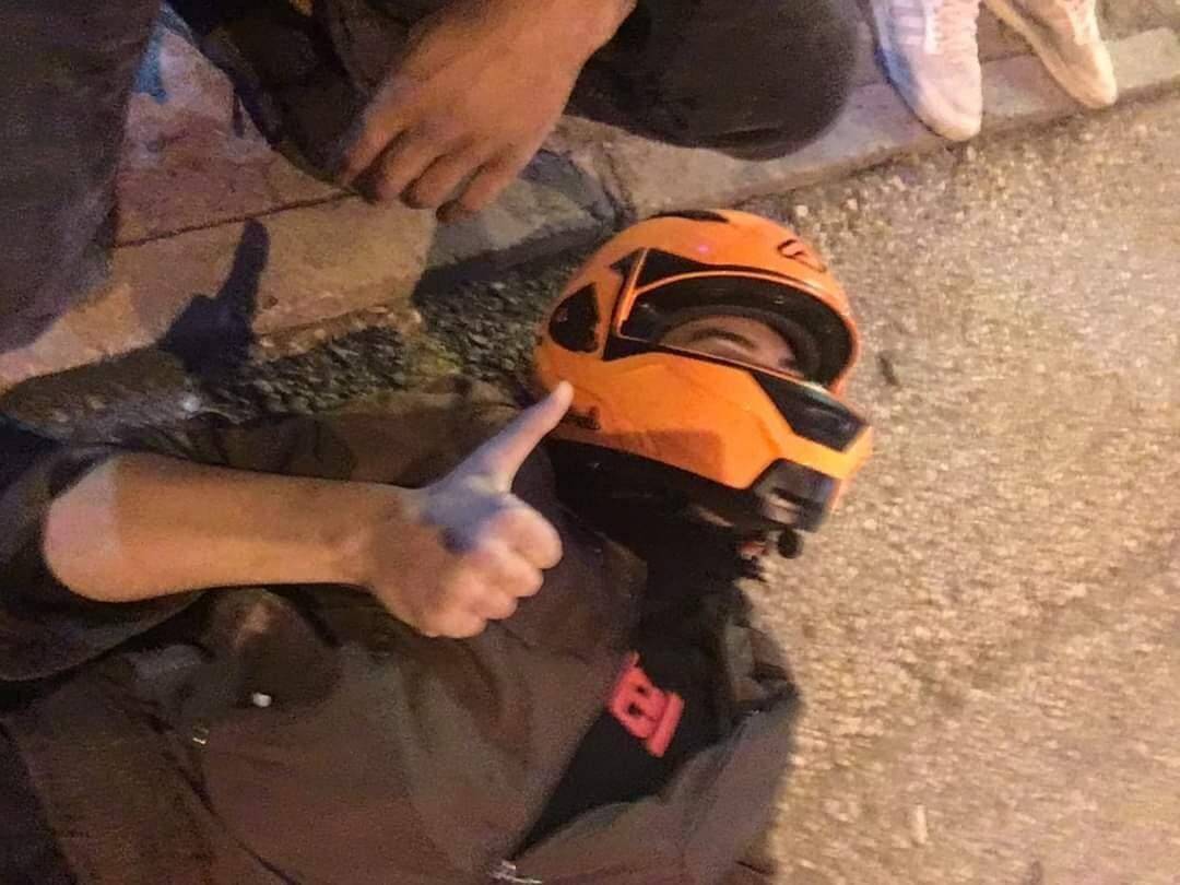 Ölümden döndüğü kaza sonrası özçekim yaptı