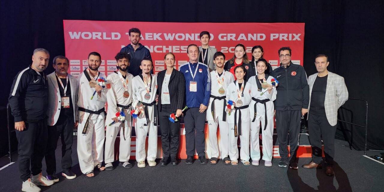 Konyalı taekwondocular Manchester’da kürsü yaptı