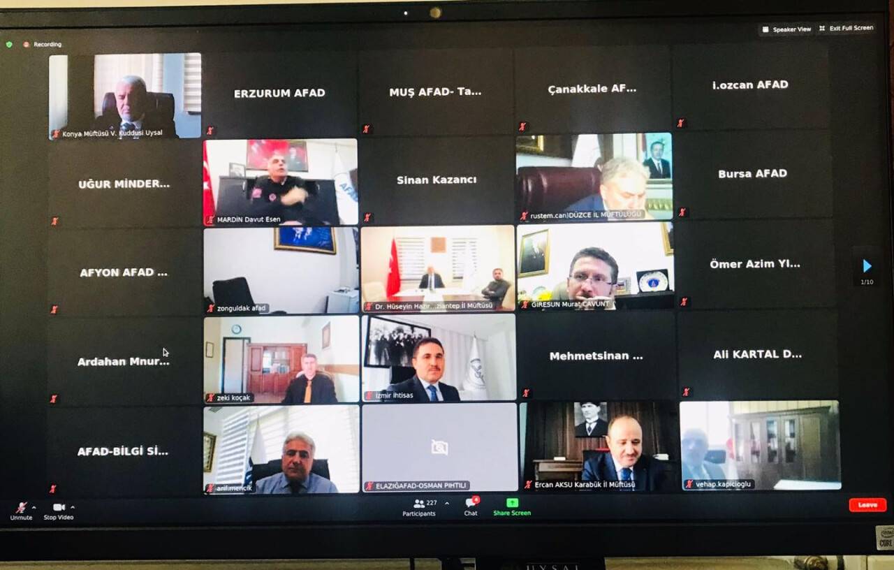 “Deprem Anı ve Tahliye Tatbikatı” toplantısı düzenlendi