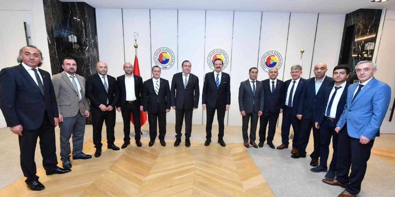 ATSO Başkanından TOBB Başkanına Ziyaret