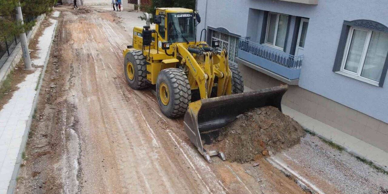 Çifteler toz ve çamurdan kurtuldu