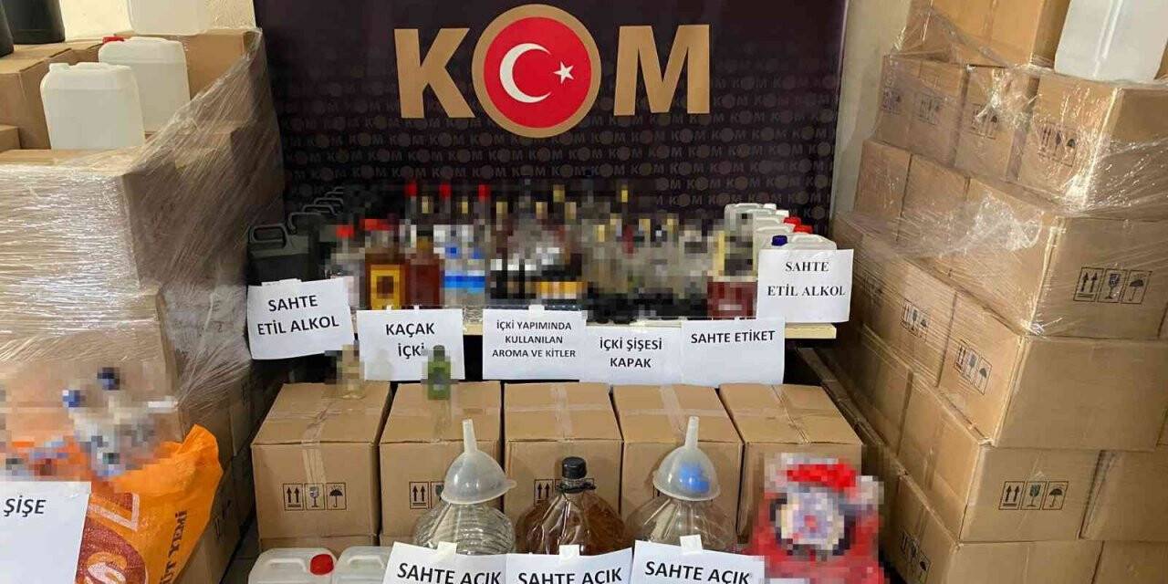 İzmir’de yaklaşan yılbaşı öncesi sahte içki operasyonu