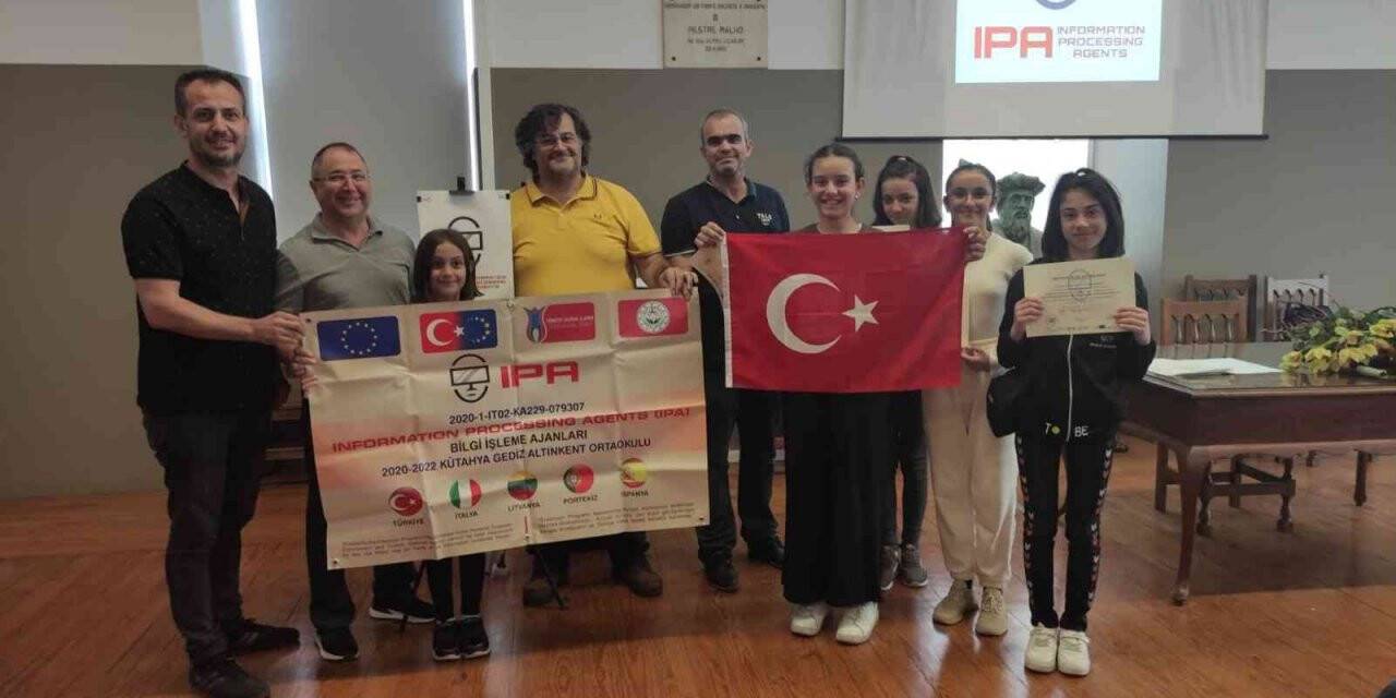 Altınkent Ortaokulu Portekiz’den döndü