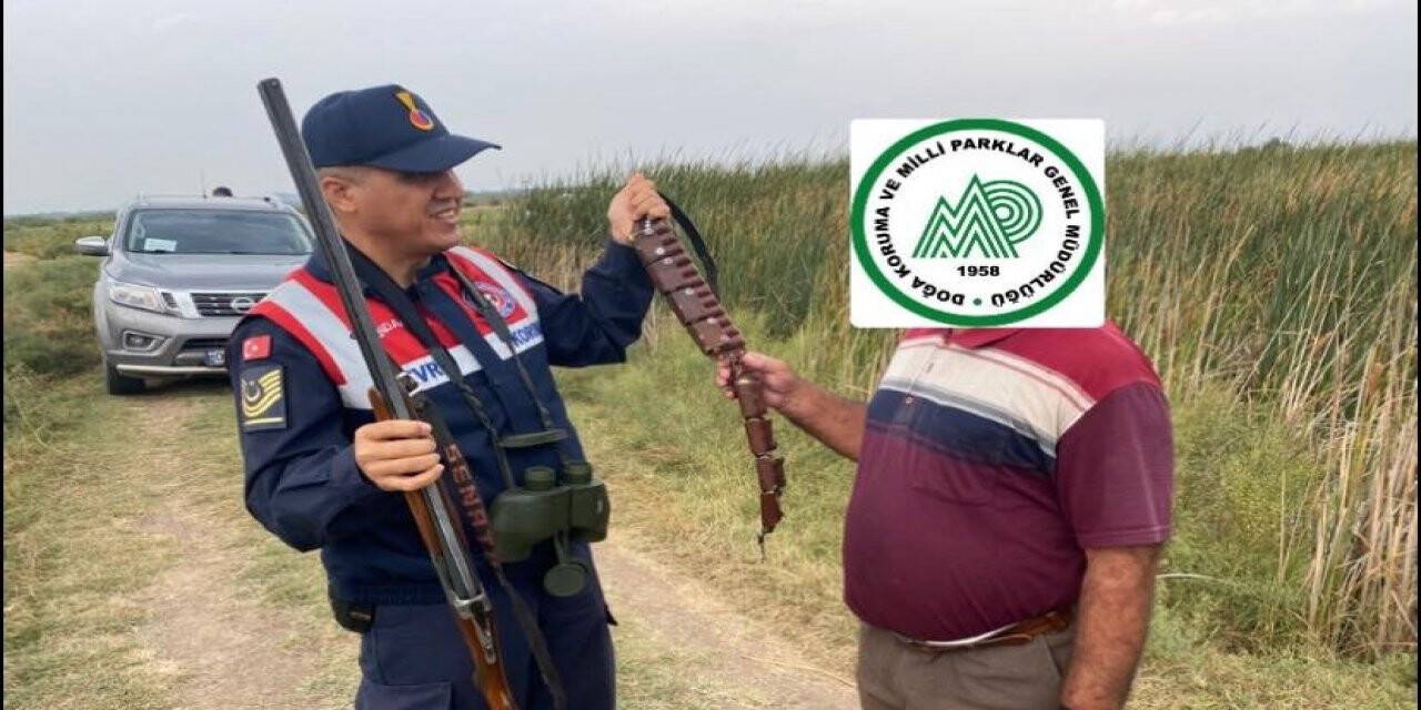 Iğdır’da kaçak avlanan 1 kişiye idari para  cezası kesildi