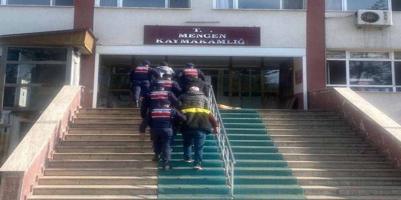 Bolu’da kaçak ağaç kesimi yapan 5 kişi yakalandı