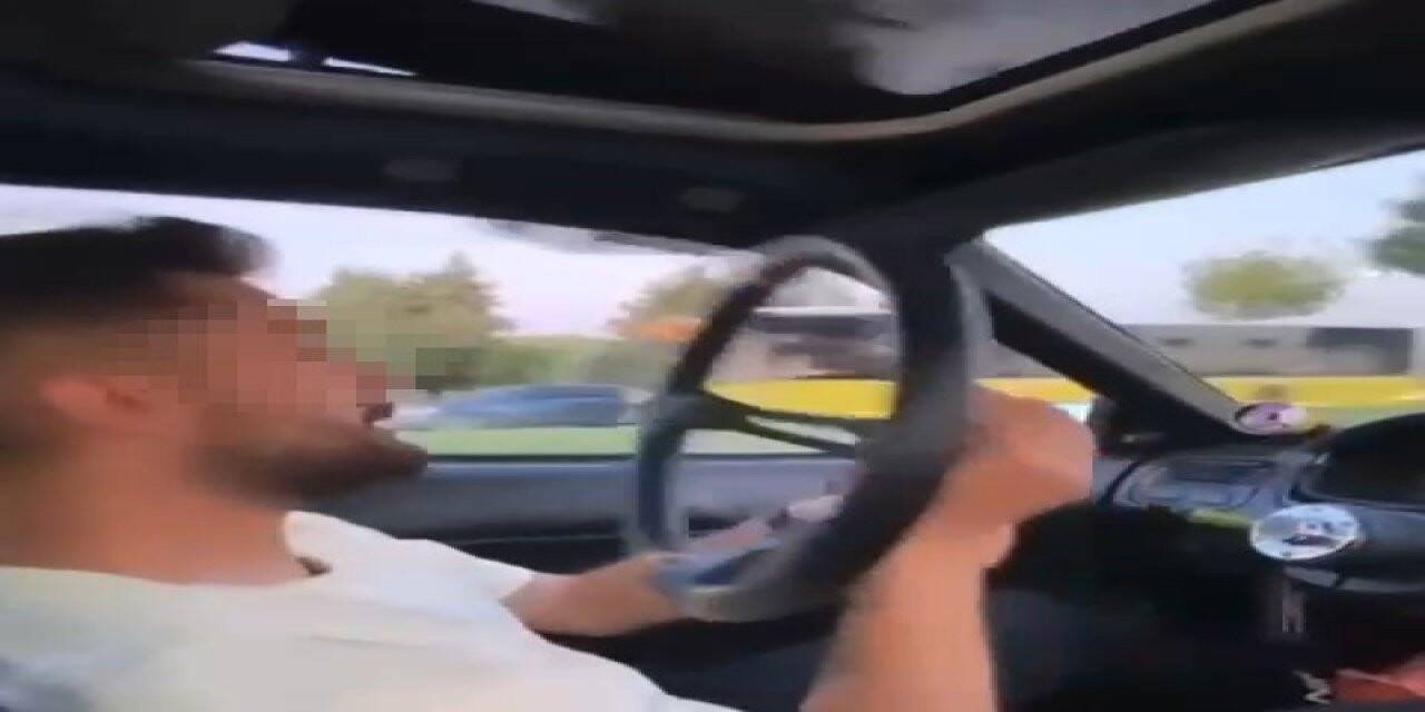 Pendik’te pes dedirten görüntü: Seyir halindeki aracın direksiyonunu söktü