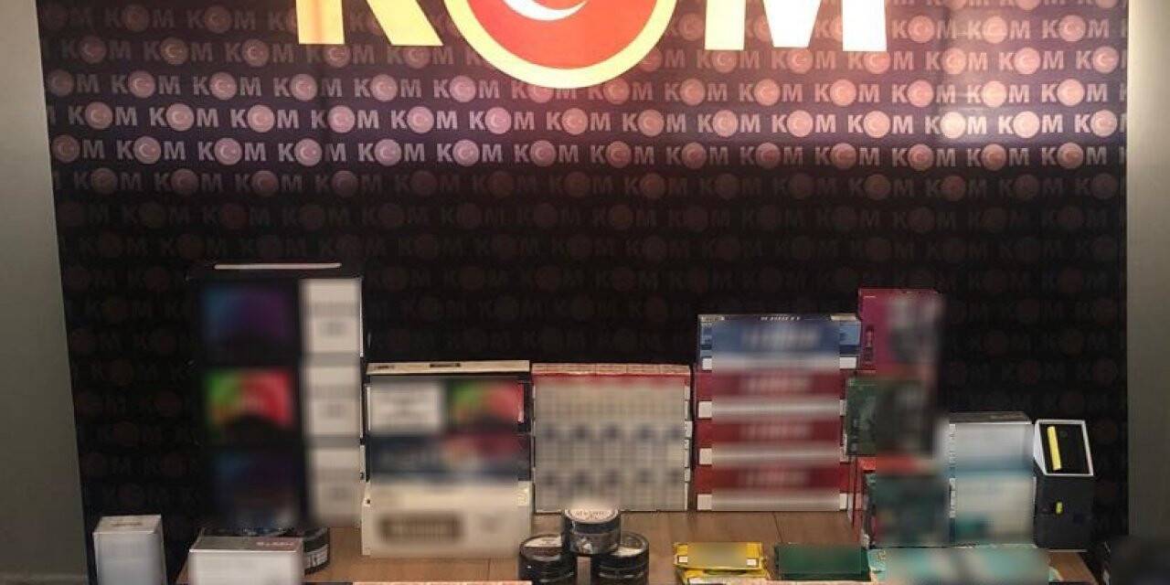 Gümrük kaçağı sigara ve sigara ürünleri ticareti yapan şahıs yakalandı