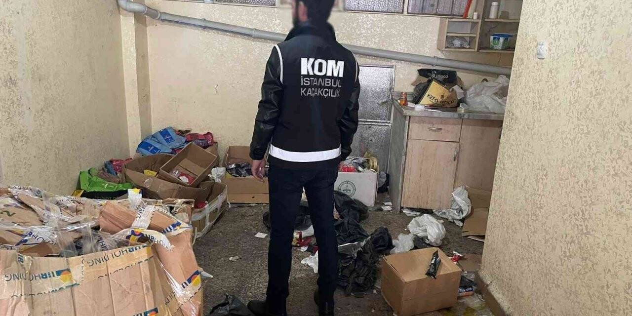 İstanbul’da tütün kaçakçılarına operasyon: 4 gözaltı