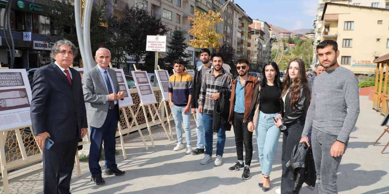 Hakkari’de örgü eserleri fotoğraf sergisi