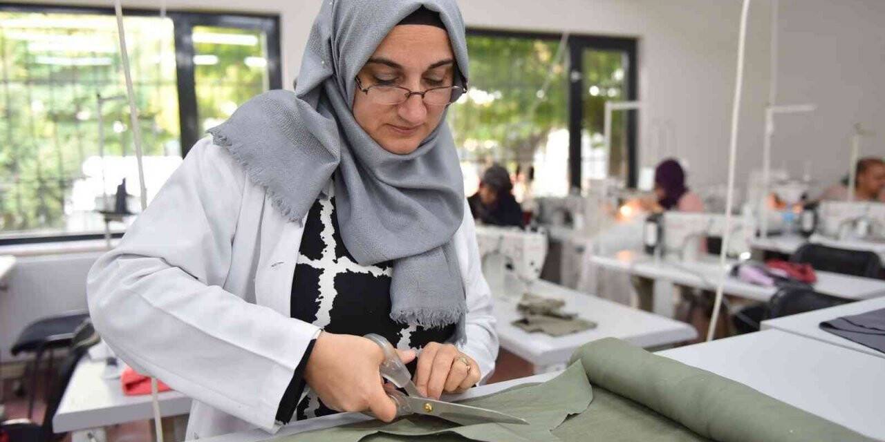 Yıldırım’da kadınlar hem öğreniyor hem üretiyor
