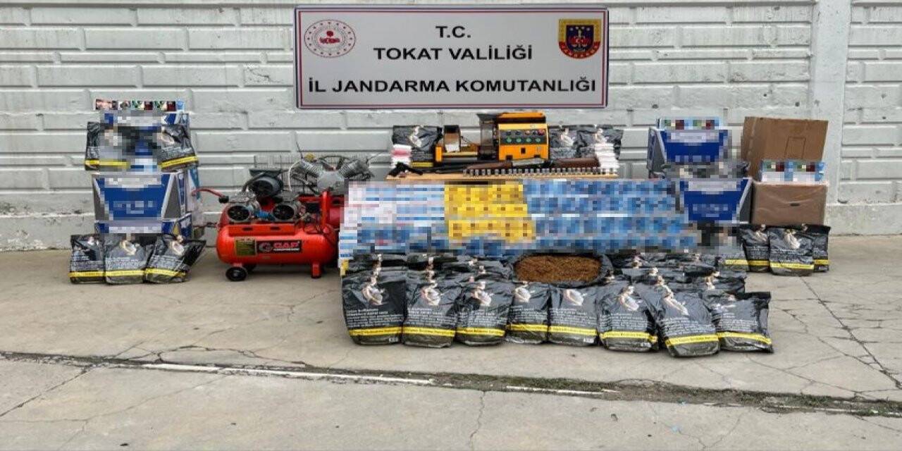 Tokat’ta 125 bin adet makaron ele geçirildi