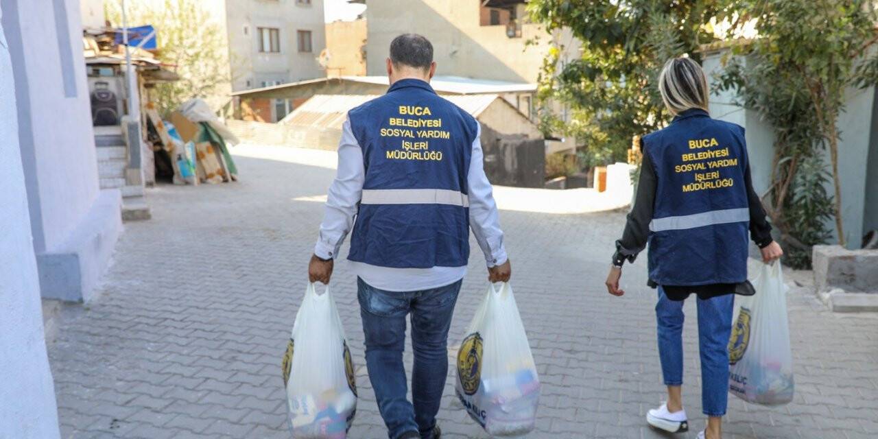 Buca’da kış öncesi sosyal yardım atağı