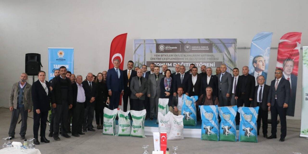 3 bin 187 çiftçiye 133 ton tohum desteği