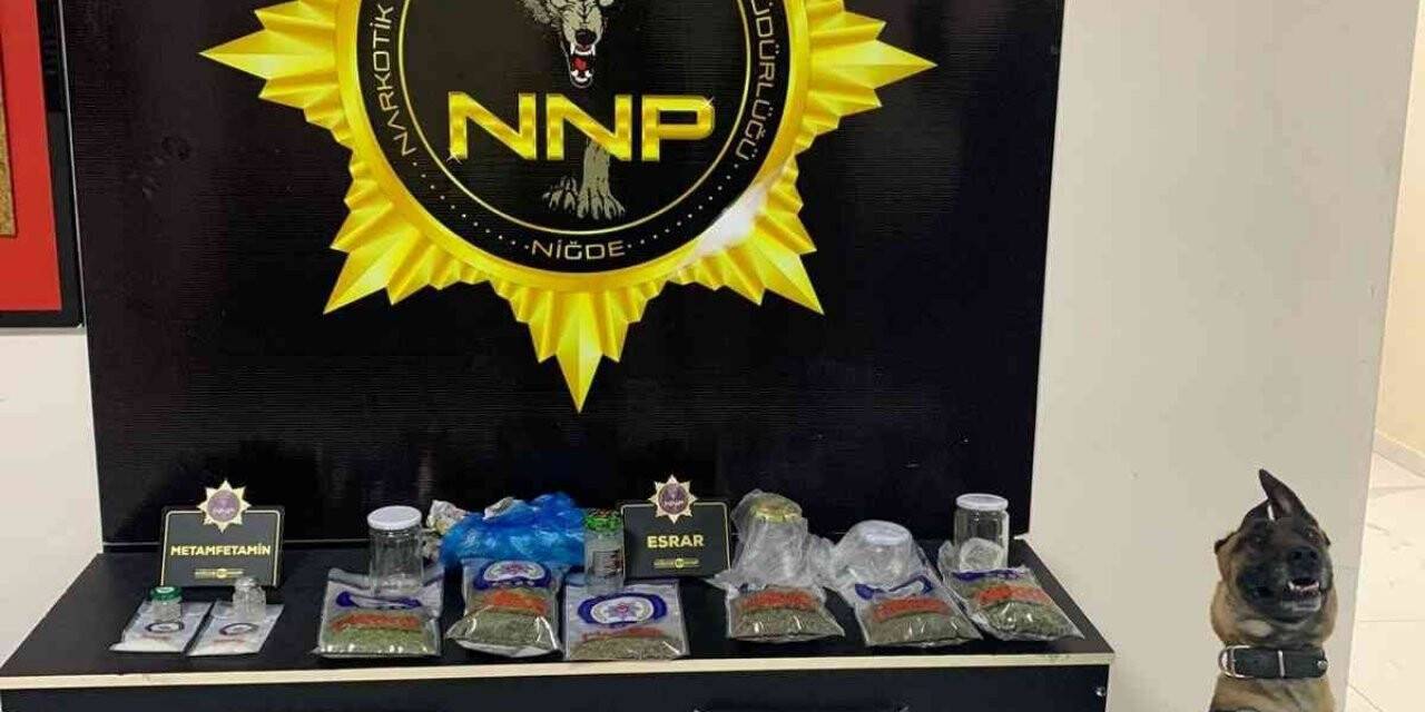 Narkotikten 3 ayrı yere baskın: 1 gözaltı