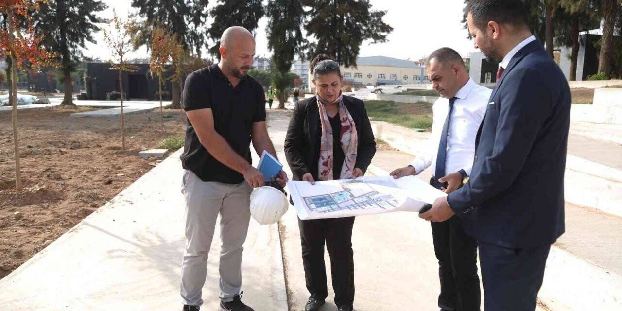 Başkan Çerçioğlu, Mimar Sinan Parkı’ndaki çalışmaları yerinde inceledi