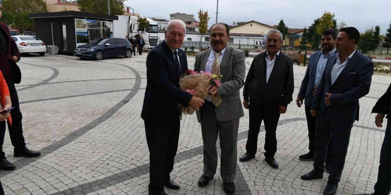 Muhtarlardan Başkan Yılmaz’a ziyaret