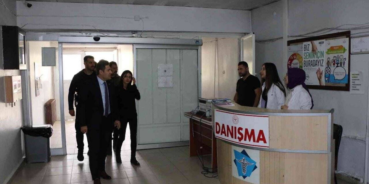 Kaymakam Özçelik’ten sağlık kurumlarına ziyaret